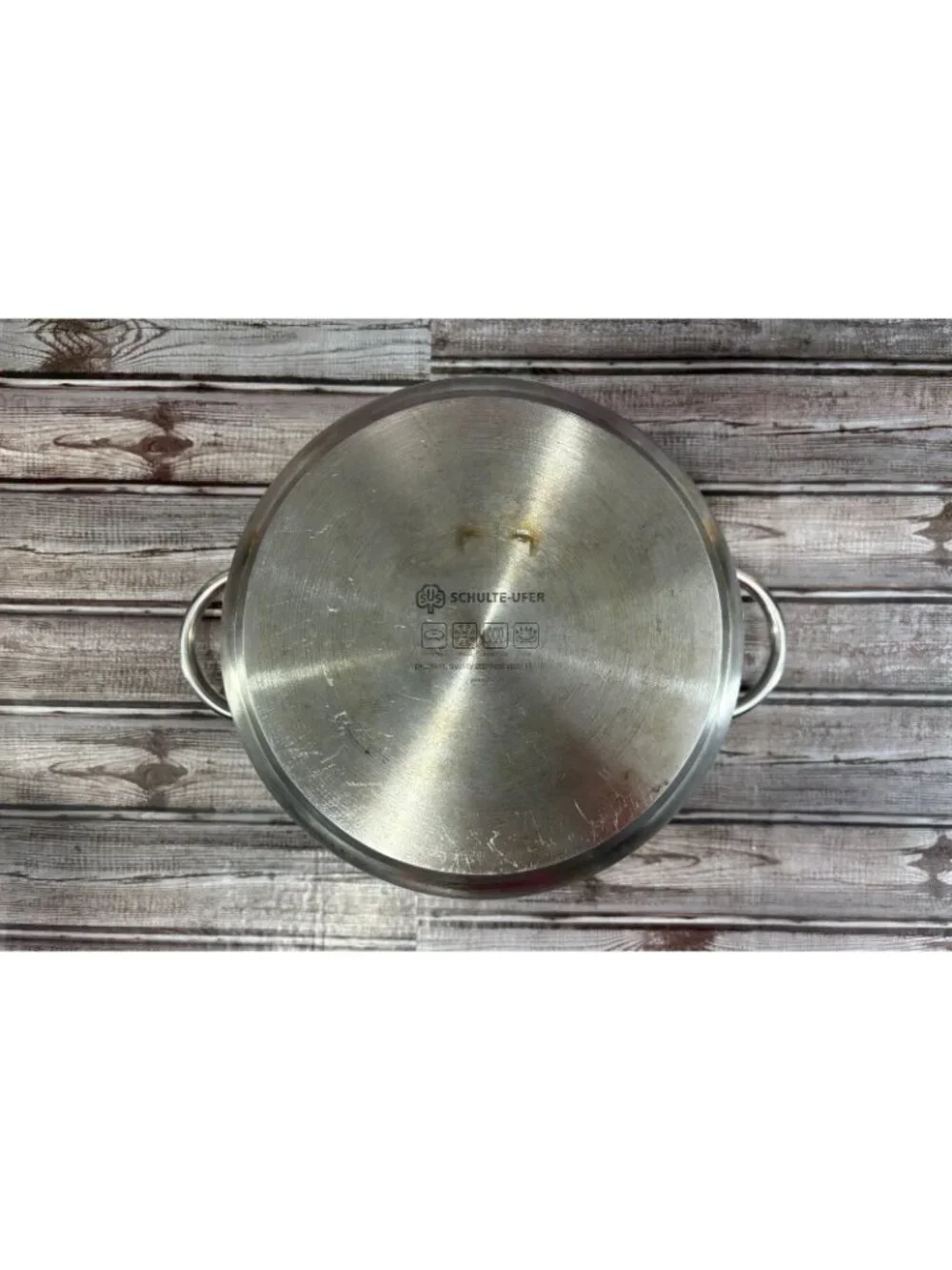 SCHULTE-UFER Stainless Steel 18/10 -5Qt Stock Pot W/Lid Induction Ready